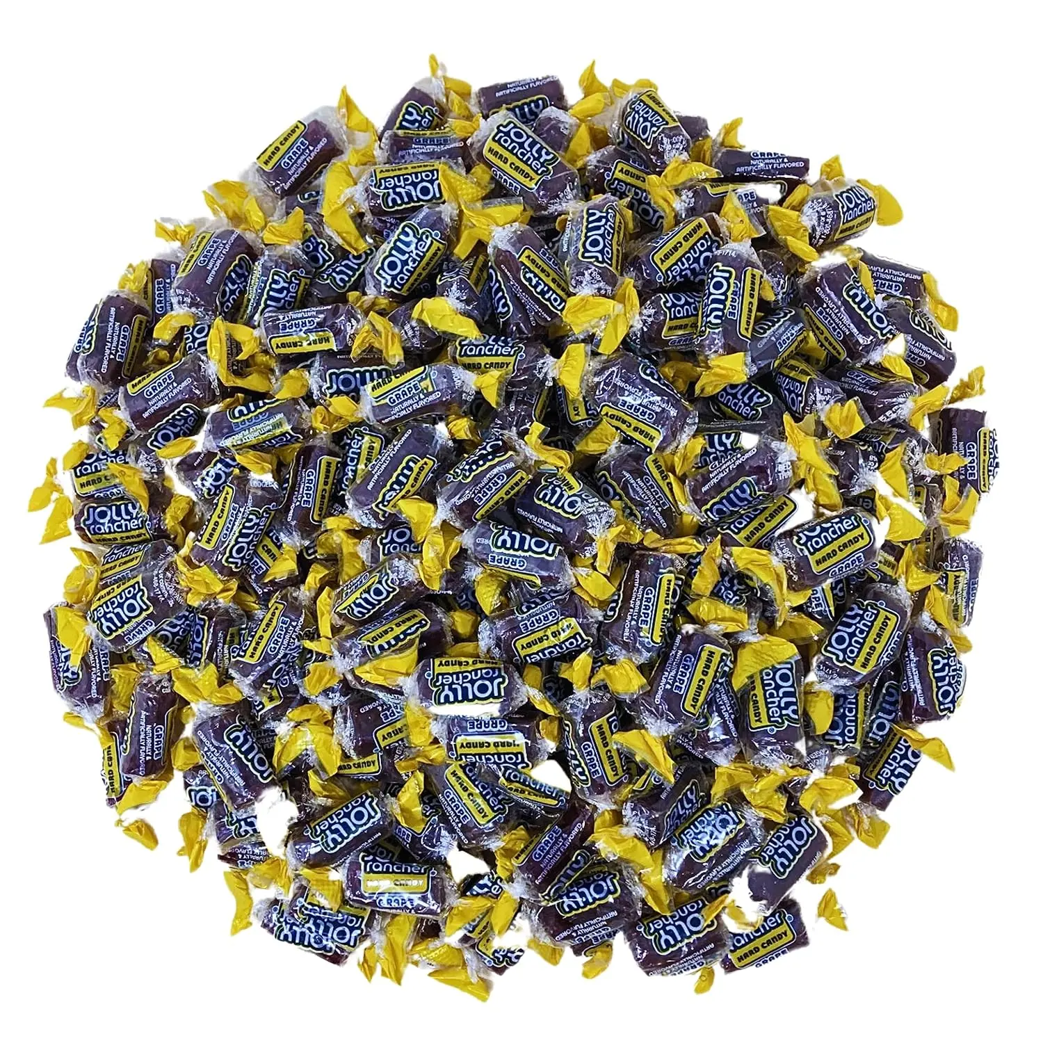 Jolly Rancher Grape Hard Candies - GMO-Free Classic Flavor Sweet Snack, Shareable Bulk Bag with Sealed Packaging, Great Value for Party Favors, Vending Machines
