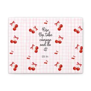 Cherry Blossom Inspirational Wall Art