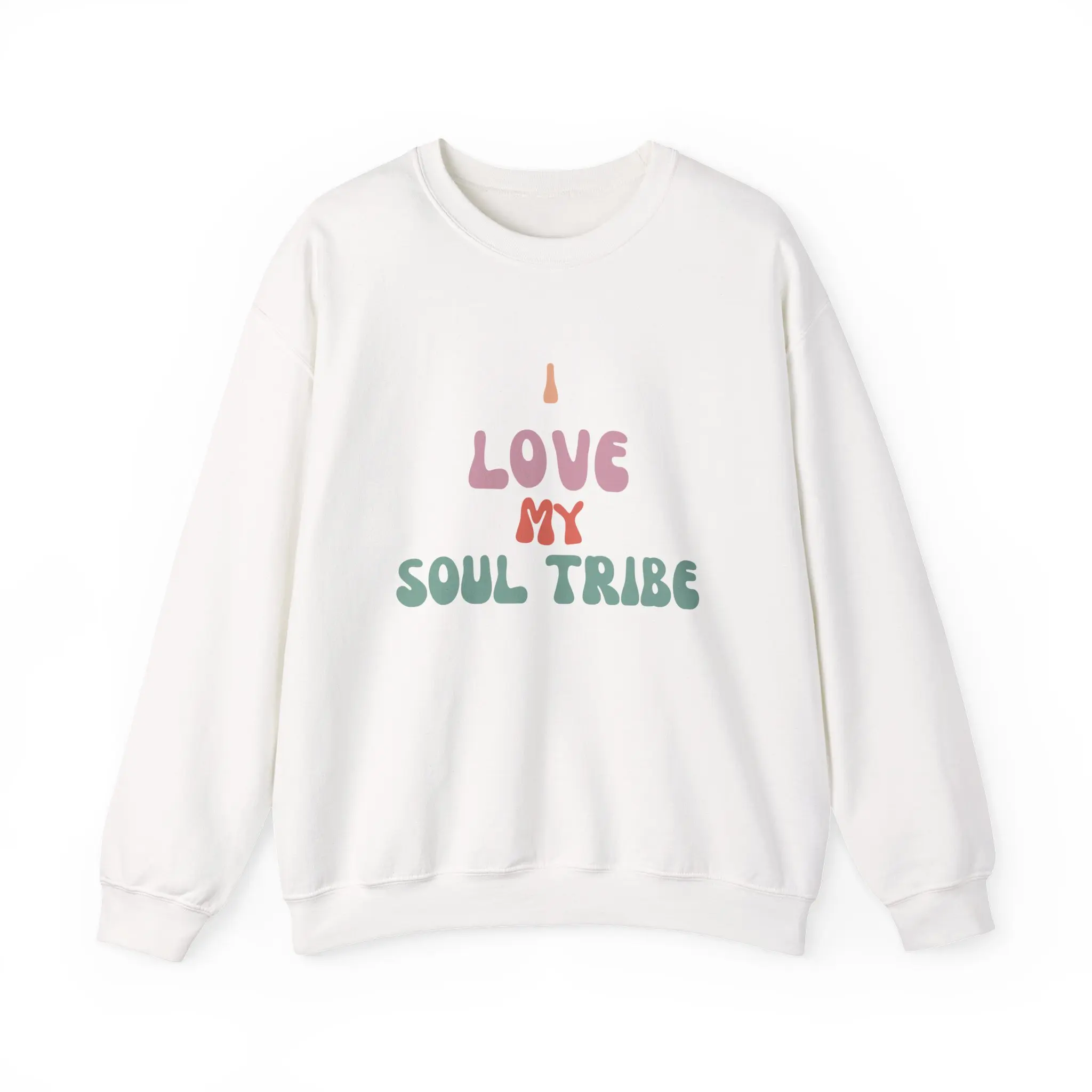 Soul Tribe Sweatshirt, Cozy Unisex Crewneck for Comfort, Inspirational Gift, Friendship Apparel, Self-Love Fashion