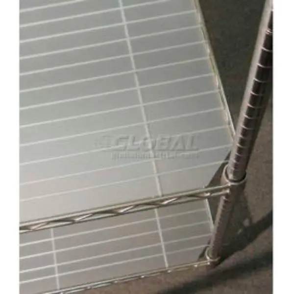 Chadko SM1436CL Light Duty Recyclable Polypropylene Shelf Liner - 36x14in Translucent, Smooth, Anti-Scratch, Durable, Non-Slip, Easy-to-Clean Square/Round Sheet for Kitchen Lower Shelf Protection (Home Care Supply)