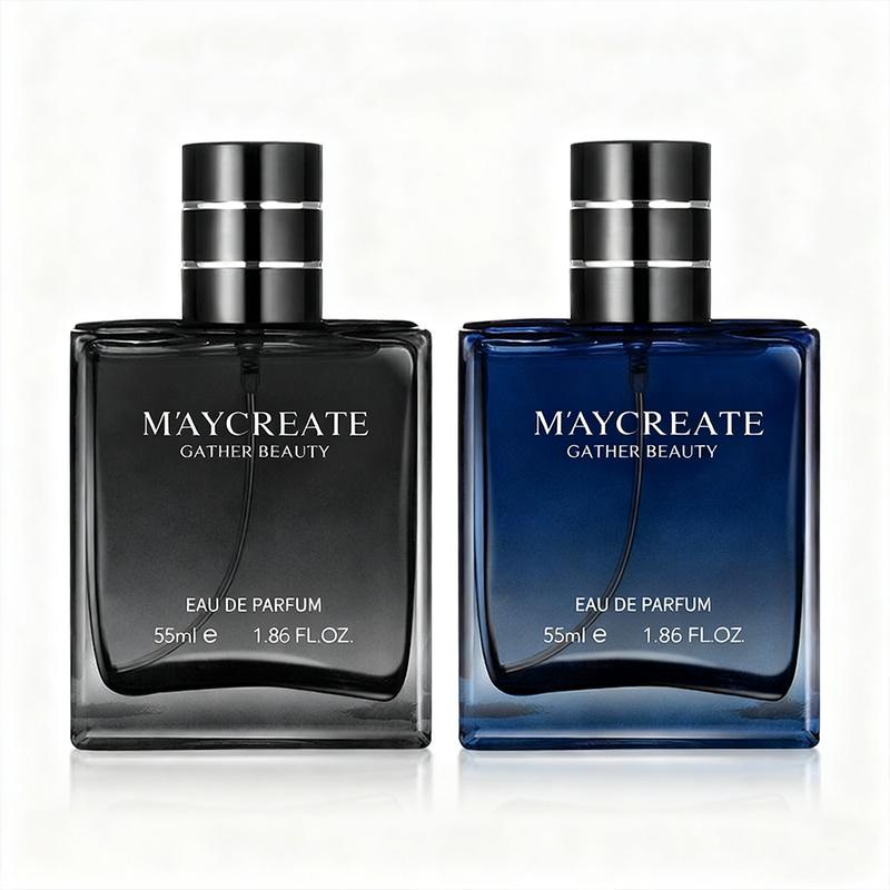 M'AYCREATE Men's Eau De Toilette 55ml Azure Sea Salt Freshness Knight Woodsy Deep Scent Long Lasting Marine Classic Fragrance with Lemon Cedarwood Notes Ideal for Spring Summer Outings