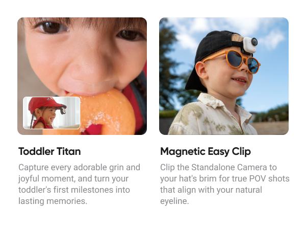 Insta360 GO Ultra Creator Bundle - Small 4K Vlogging Camera, Hands-Free, POV Cam, 1/1.28" Sensor, 53g Lightweight, 156° FOV, 200 Min Battery Life, Magnetic Wearable Action Camera for Sports, Vlog