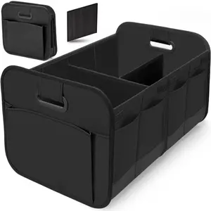 Car Storage Box Trunk Organizer Oxford Cloth Large Capacity Foldable, Durable Car Accessories for Organizing Essentials