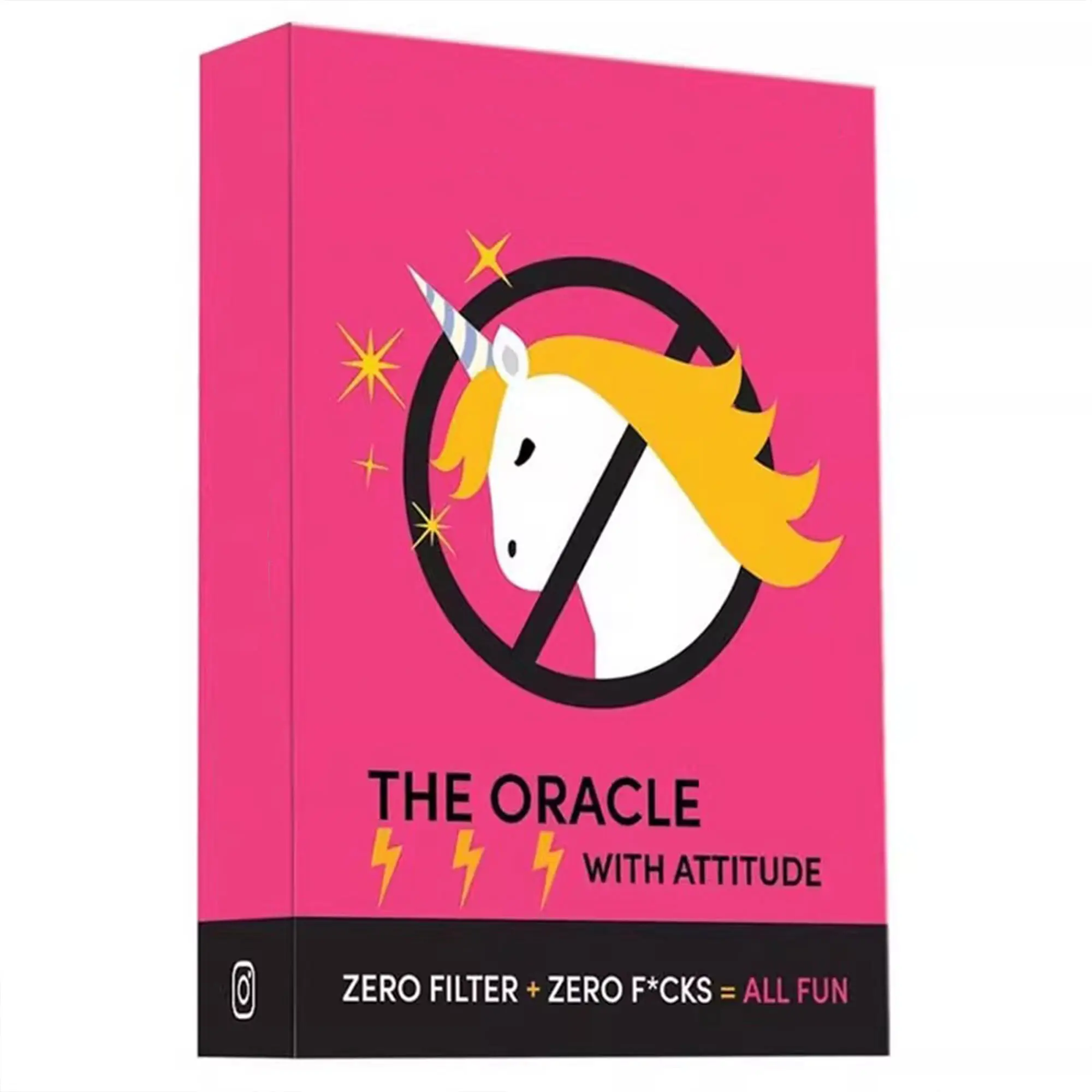 Novelty Funny Oracle Card Games - Unisex Non-Toxic Fortune Telling Toys for Adults, Wisdom-Focused No-BS Daily Self-Reflection Guidance, Light-Hearted Pick for Humor Lovers