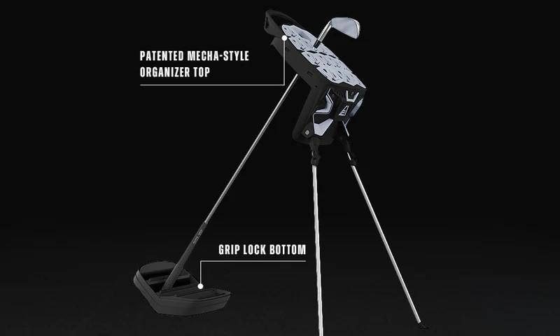 Ask Echo Golf 2025 ST-LOCK Mecha 14 Way Dividers Soundless Stand Bag / Black