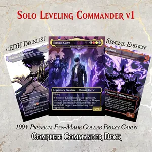 ️ SOLO LEVELING COMMANDER DECK VER 1 – COLLECTOR SET (112 Cards) | DeckGalaxy