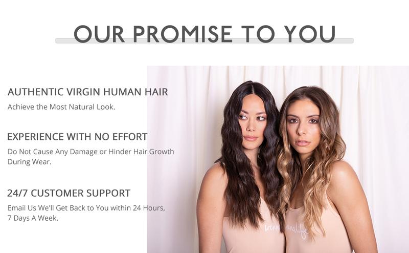 WENNALIFE Seamless Clip In Hair Extensions Human Hair 7pcs 130g to 150g 14in-22in Seamless Narrow Weft Flat Style Clip Ins