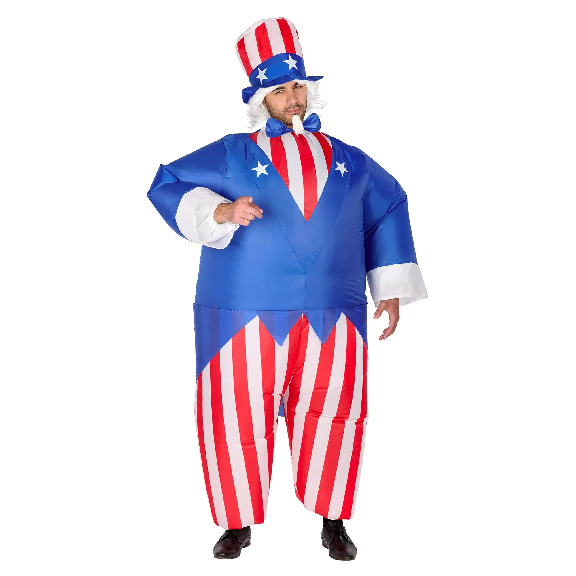 Uncle Sam Inflatable Adult Costume | One Size, Clothes, Cosplay