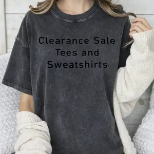Washed T-shirt Clearance Sale Graphic | Retro Sand Beige Aesthetic Acid Wash Tee | Viral Minimalist Streetwear Statement Top | Trendy Unisex Casual Shirt | Premium Soft Cotton Apparel | Best Gift for Bargain Hunters | Bold Art Tee