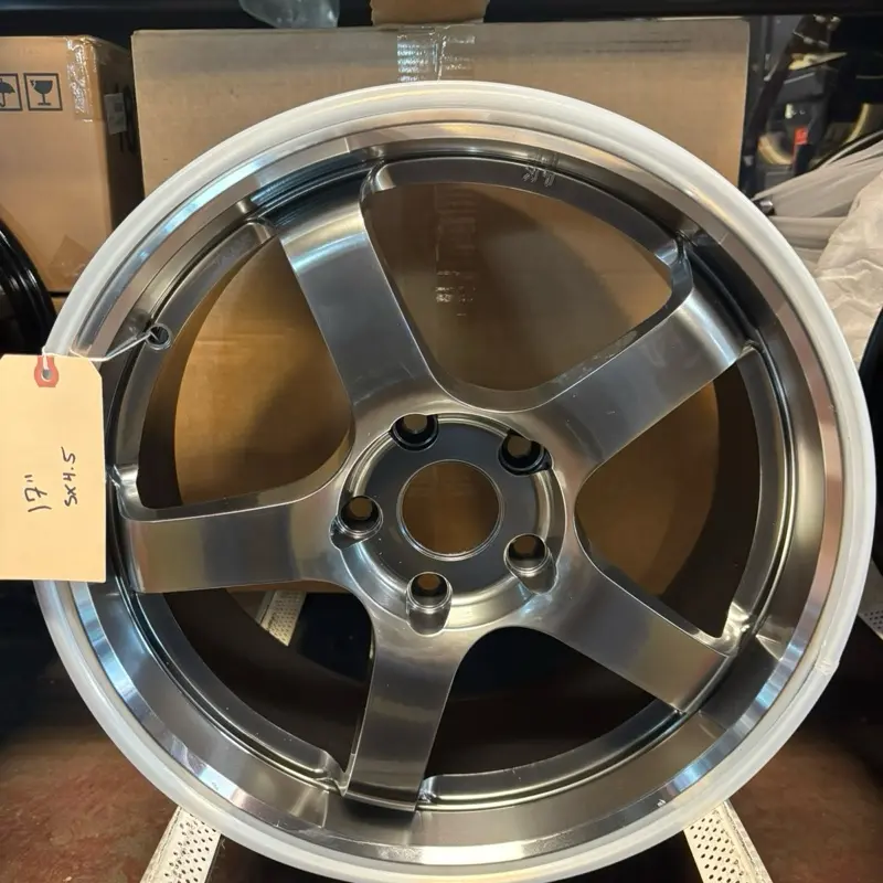 Aftermarket 19x11 5x115 Polished 5‑Spoke Alloy Wheel