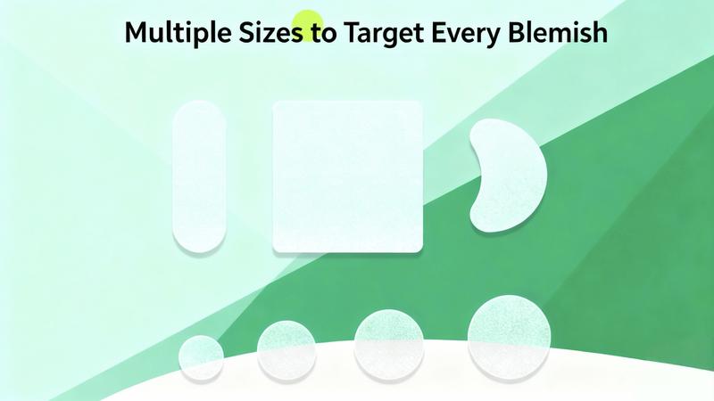 LitBear Advanced Hydrocolloid Acne Patches Pro Pimple Patch Extra Large Pack of 306 Adhesive Bandages in 7 Sizes for Full Face and Body Care