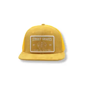 Mustard Suede Hat - Trucker Hat