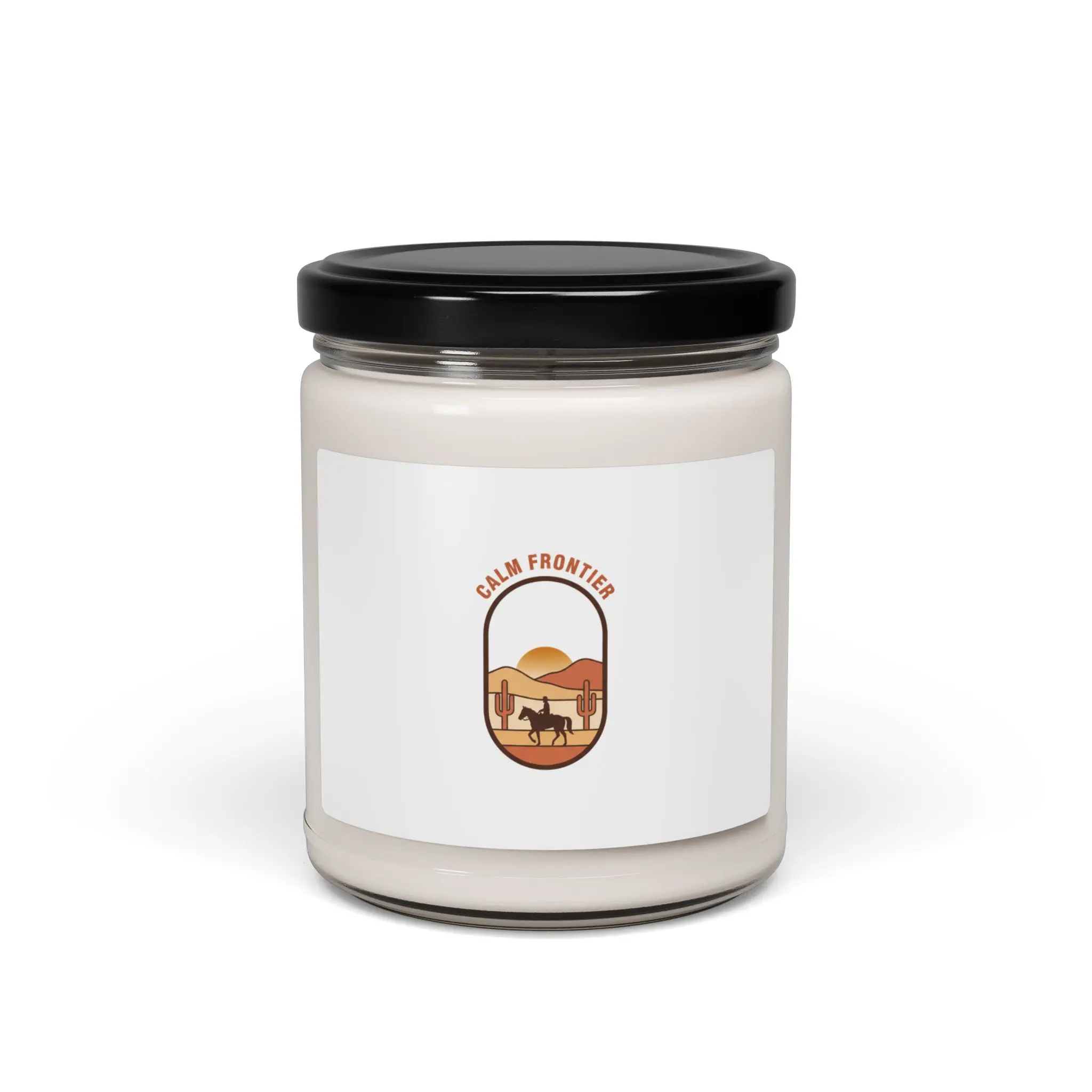 Calm Frontier Desert Sunset Candle, Soy Jar | Cowboy Chic Western Décor