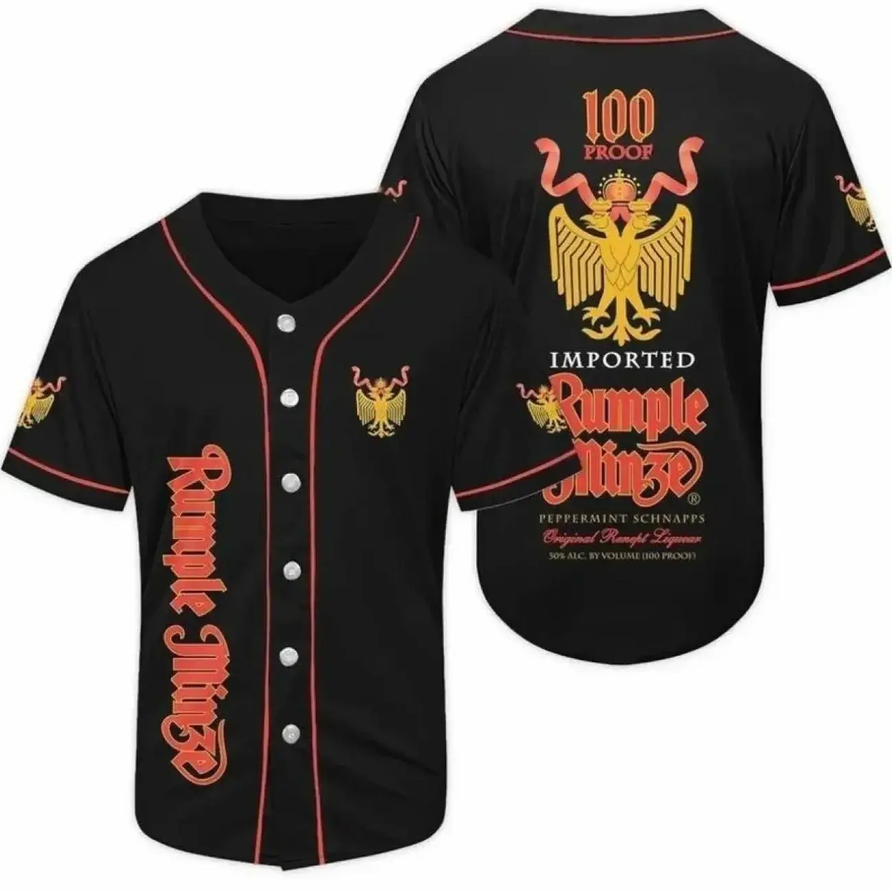 Retro Rumple Minze Baseball Jersey, Vintage 90s Inspired Party Sports Shirt for Men and Women