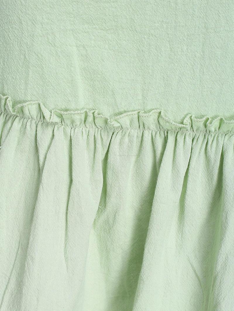 Rosegalette Flounce Slip Ruffles Off-Shoulder Mini Dress with Tie Shoulder Straps in Soft Mint Green sage green Color polka dot dress secschools dress Rosegalette Flounce Slip Ruffles Off-Shoulder Mini Dress with Tie Shoulder Straps in Soft Mint Green sage green Color polka dot dress secschools dress