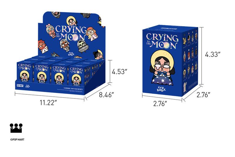 POP MART CRYBABY CRYING TO THE MOON SERIES FIGURES Blind Box, Collectible Toys, Valentine’s Day Gifts