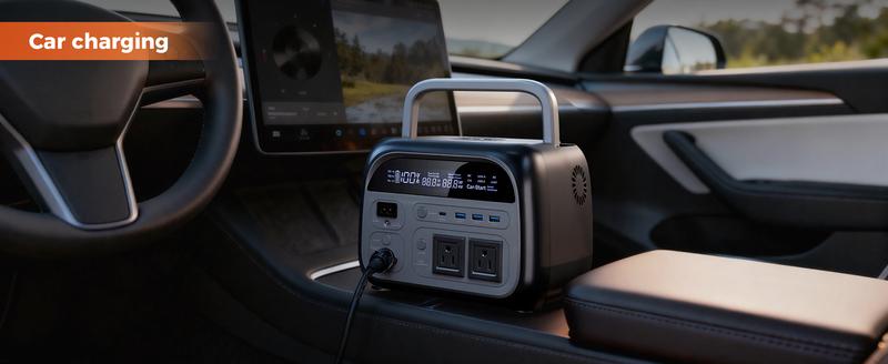 Ctolity CTOLITY 500W 345Wh Powerbank Emergency Power Supply Backup LiFePO4 Battery Camping Portable Power Station Phone Charge- Solar Generator with 500W AC Output for Home Use Camping Travel RVs Emergencies