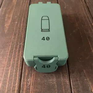 .40 Caliber ammo box-holds 50 rounds