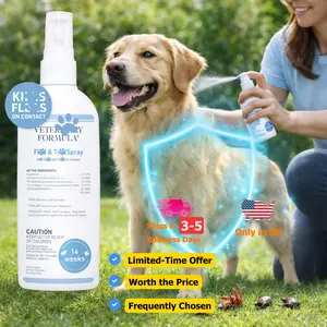 Protection for Dogs F&T Care Spray 8 oz Easy-to-Use Bottle 14 Weeks Outdoor Comfort Natural Blend Pet Use All Breeds Safe Around Dog