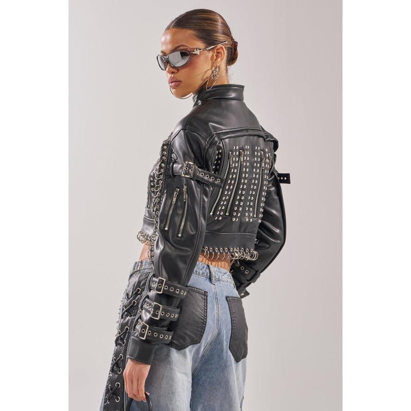 CHOPPER STUDDED MOTO