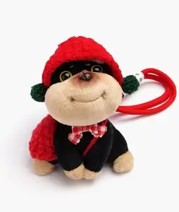 Cute Cartoon Bee Puppy Plush Keychain/Pouch Charm Backpack Hanging Ornament