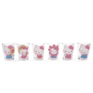 Sanrio Hello Kitty Springtime 2-Ounce Mini Shot Glasses | Set of 6