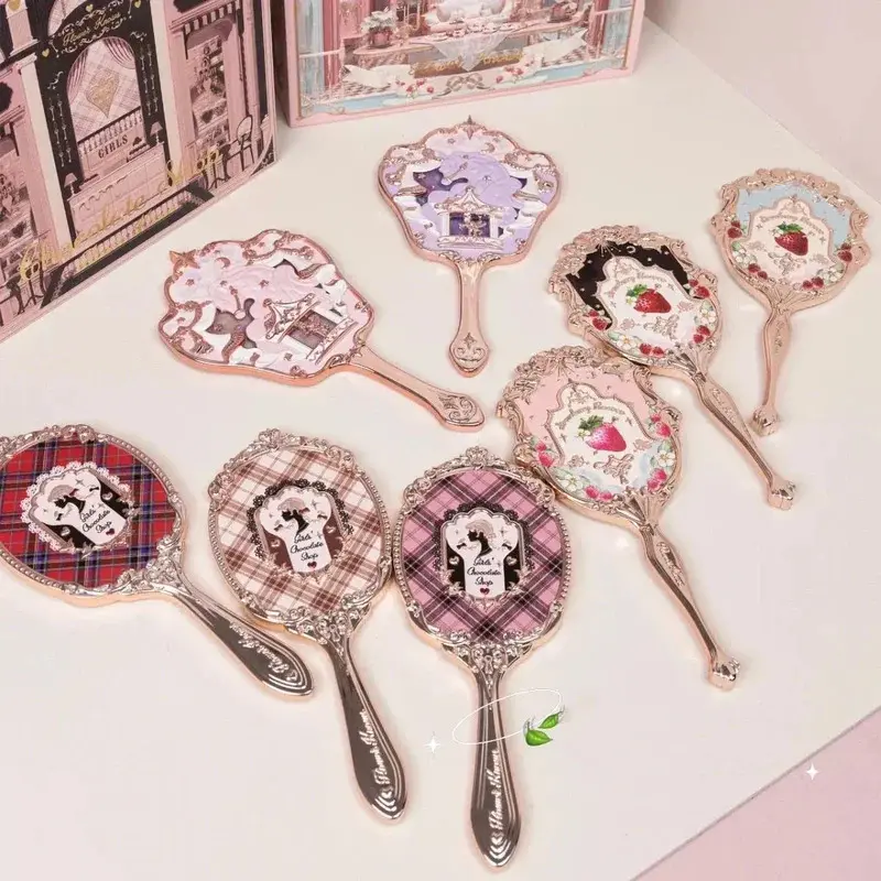 Mirror Moonlight Mermaid Collection Handheld Mirror Limited White Blue Pink Chocolate Fairy Mirror Purse Stuffers
