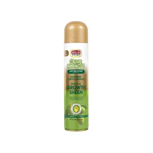 African Pride Olive Miracle Magical Growth Sheen Spray, Haircare Product with Tea Tree, Lightweight Daily Moisture, 8 oz