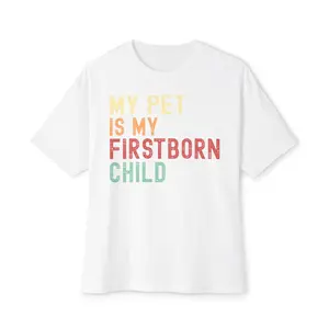 My Pet Is My Firstborn Child T-Shirt | Funny Pet Owner TeeMy Pet Is My Firstborn Child T-Shirt | Color Block Typography Teefunny dogs lover t shirt, exotic puppies lover t-shirt, animal kingdom lover... Menswear Menswear
