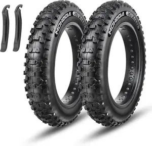 MOHEGIA Ebike Fat Tire: 20x4.0/26x4.0 Inch E-Bike Mountain Bicycle Tire Replacement,High-Performance and All-Terrain Folding Electric MTB Tire with Offroad or Trail Riding