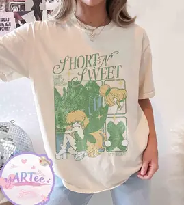 Tinker Bell Short N Sweet Shirt, Vintage Fairy Tee, Retro Tinkerbell Anime Shirt, I Leave Quite An Impression Shirt, Gift Tee
