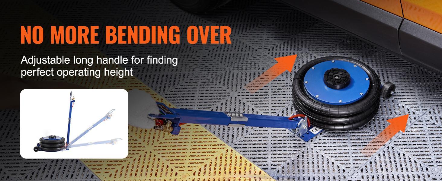 VEVOR Air Jack, 5 Ton/11000 lbs Triple Bag Air Jack, Airbag Jack with Six Steel Pipes, Lift up to 18.5 inch/470 mm, 3-5 s Fast Lifting Pneumatic Jack, with Adjustable Handle for Car, Garage, Repair,vevor air jack VEVOR Air Jack, 5 Ton/11000 lbs Triple Bag Air Jack, Airbag Jack with Six Steel Pipes, Lift up to 18.5 inch/470 mm, 3-5 s Fast Lifting Pneumatic Jack, with Adjustable Handle for Car, Garage, Repair,vevor air jack