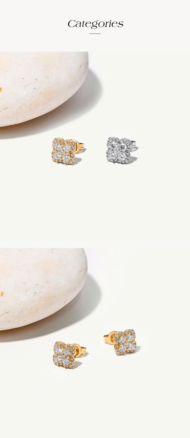 Attagems D Color VVS1 Lab-Created Moissanite Stud Earrings for Women Classic Elegant Floral Design Sparkling Gemstone Jewelry E052 Sterling Silver Wedding Anniversary Birthday Trend E052 Attagems D Color VVS1 Lab-Created Moissanite Stud Earrings for Women Classic Elegant Floral Design Sparkling Gemstone Jewelry E052 Sterling Silver Wedding Anniversary Birthday Trend E052