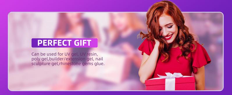 LadyMisty 268W UV LED Nail Lamp, Professional Nail Polish Curing Lamp with 4 Timers, Automatic Sensing Nail Art Tools, 57 Lamp Beads, For Home Salon