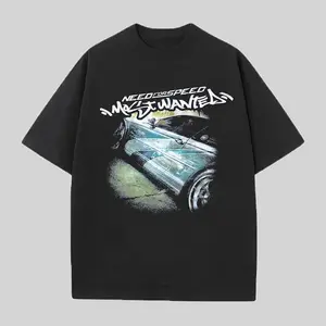 Need for Speed Most Wanted Shirt, GTR Racing Aesthetic Graphic, Vintage Most Wanted Graffiti Illustration, Retro Black Street Racer Silhouette