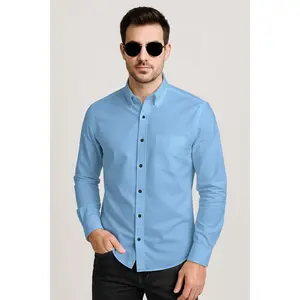 Men’s Long Sleeve Button Down Dress Shirt – Business Casual, Cotton, Regular Fit