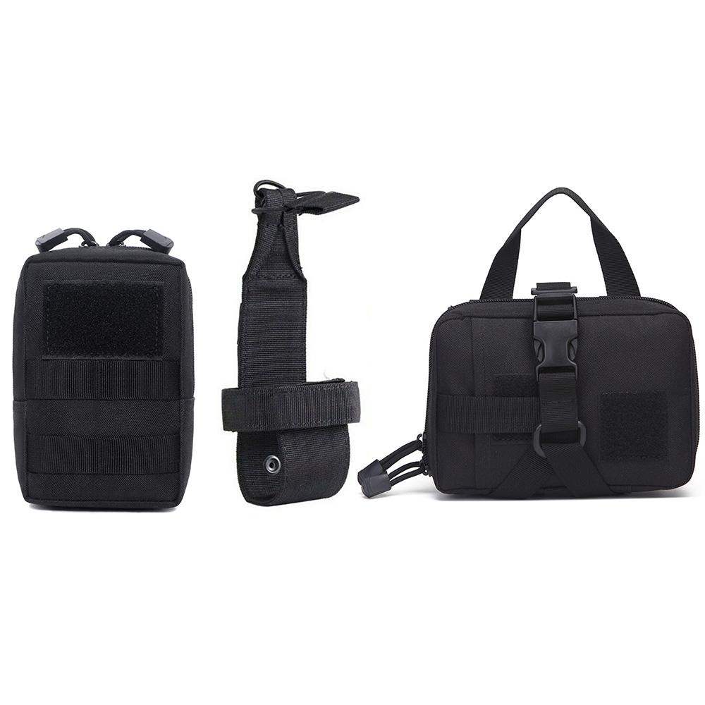 Tactical Dog Harness and Easy Control Training Dog Collar with Bungee Dog Leash Set, Heavy Duty Dog Harness with Handle, No-Pull Service Military Dog Vest Harness for Training Hunting Walking