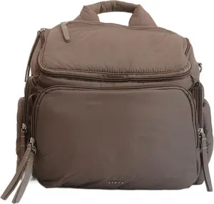 Staya Cloud Diaper Bag Backpack – Medium Lightweight Baby Diaper Bag for Mom & Dad, Travel Diaper Backpack with Smart Organization for Everyday Use, Baby Essentials & Hospital Needs, Taupe