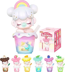 Rolife Nanci Blind Box-Milk Tea Series, 1PC Random Action Figure Box, Popular Collectible Toy Cute Action Figure, Creative Gifts for Birthday/Christmas Holiday