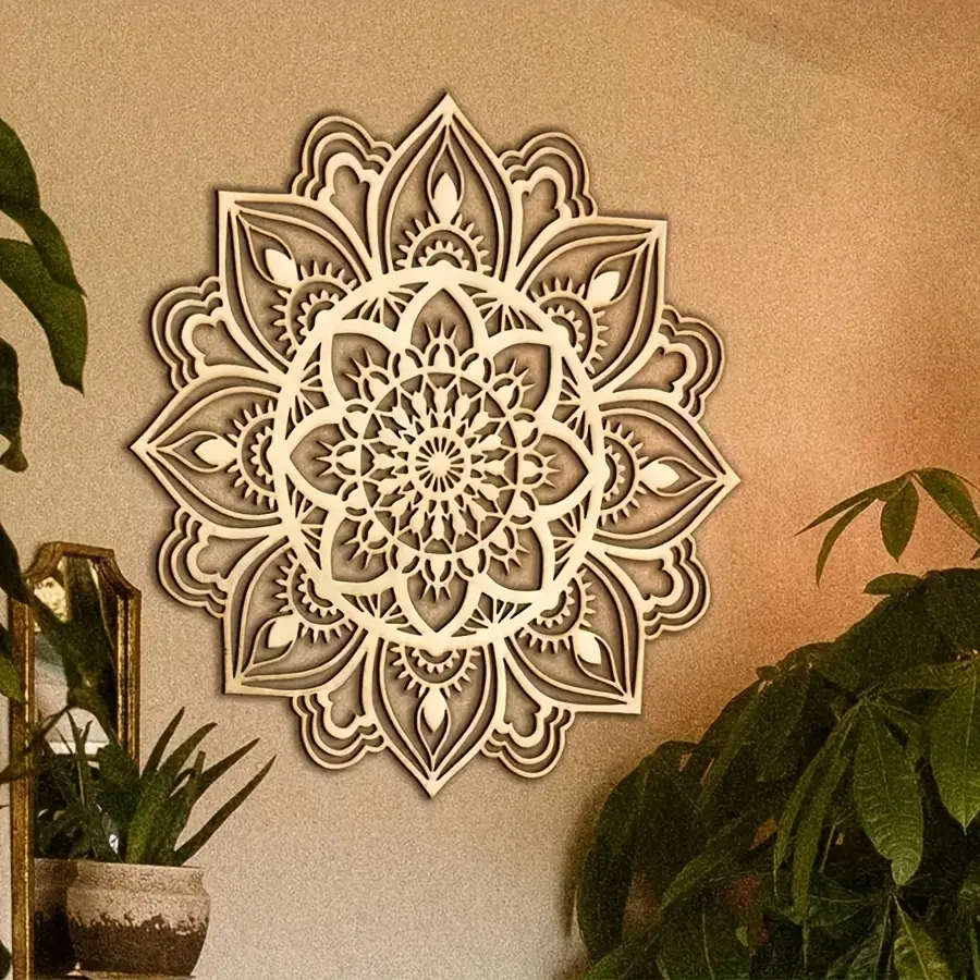 1pc Metal Wall Art, Moroccan Decoration, Moroccan Wall Art, Living Room Wall Art, Indian Decoration, Mandala Wall Art, Mandala Decoration, Ethnic Decoration, Bohemian Style