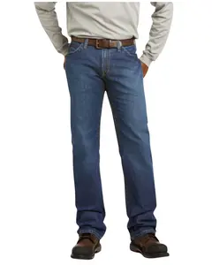 Ariat Men's Fr M4 Medium Wash Relaxed Basic Bootcut Jeans Big - 10012552-Big