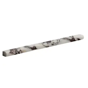 Calacatta Viola Imperiale Marble 1/2X12 Pencil Liner Trim Polished or Honed