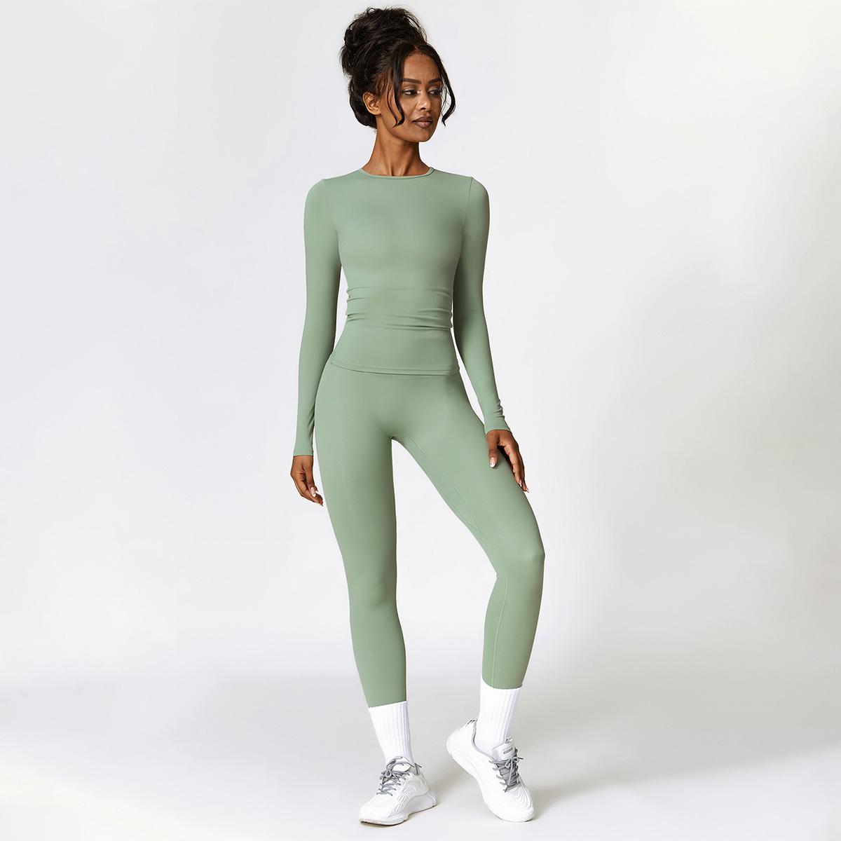 MASKERT Women's Two Piece Set Tight Fit Yoga & Running Outfit Skin Friendly Comfortable Home Casual Wear Thermal Lined Sports SpringStatements