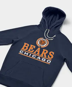 Retro CBears Crest Hoodie, Game Day Ready Shirt, Gift for Fans, Trending Us Streetwear, Viral on Tiktok Menswear Long Sleeve Casual Pullover