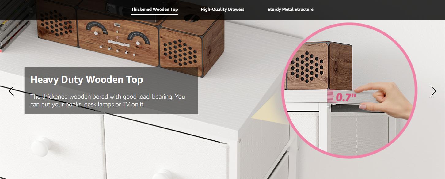 【New Sizes】Raybee 12 Compact Fabric Drawer Organizer, Space Saving Storage Bins for Closet, Modern Storage Tower for Socks Underwear Makeup, Tall Chest Organizer Unit for Bedroom Office Dorm Room Organization, Steel Frame, Wood Top, Easy to Assemble 【New Sizes】Raybee 12 Compact Fabric Drawer Organizer, Space Saving Storage Bins for Closet, Modern Storage Tower for Socks Underwear Makeup, Tall Chest Organizer Unit for Bedroom Office Dorm Room Organization, Steel Frame, Wood Top, Easy to Assemble