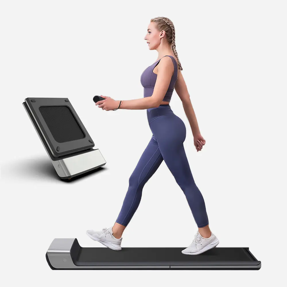 WalkingPad P1 Armless Walking Pad Treadmill, Collapsible Home Fitness Equipment with Sturdy Aluminum Frame, Unisex Cardio Machine with Wide Belt, Automatic Folding Portable Design, 300lbs Capacity, Ergonomic Quiet Walking Experience, Armless Treadmill