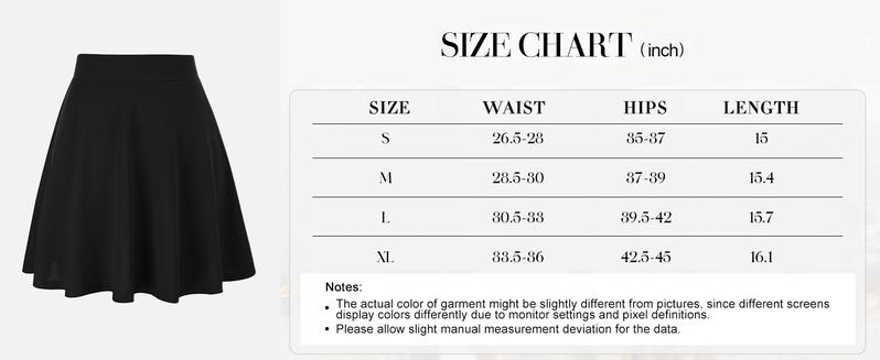 【S-XL&16-28W】Hanna Nikole Women Plus Size Casual Mini Skater Skirt Elastic Lining High Waist Basic Flared Skorts Pleated with Pocket Black Womenswear Palda Fitted Minimalist Bottom mini skirt #TikTokShopBlackFriday 【S-XL&16-28W】Hanna Nikole Women Plus Size Casual Mini Skater Skirt Elastic Lining High Waist Basic Flared Skorts Pleated with Pocket Black Womenswear Palda Fitted Minimalist Bottom mini skirt #TikTokShopBlackFriday