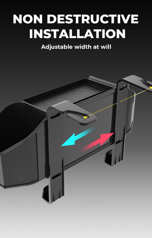 Car Seat Back Storage Box - Simple & Functional Organizer for Car Interiors with Tissue Holder & Trash Can - Enhance Utility Without Clutter #FallFreshness
