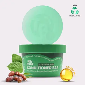 Castor Oil + Biotin Conditioner Bar with Peppermint Essential Oils - for Hair Growth