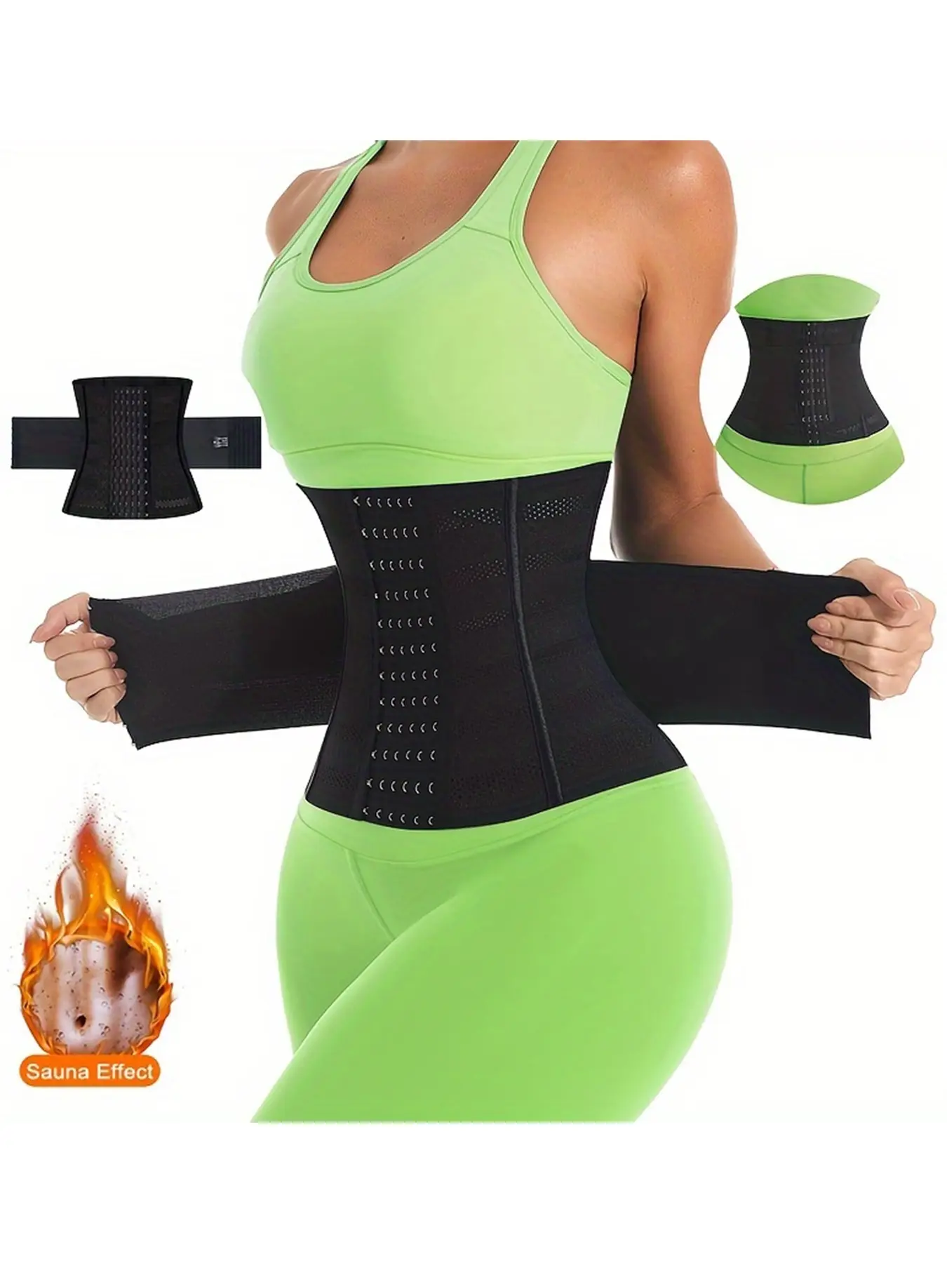 Waist Trainer for Women, Tummy Control Compression Waist Cincher, Sweat-Wicking Waist Belt, Workout Waist Trimmer Belt